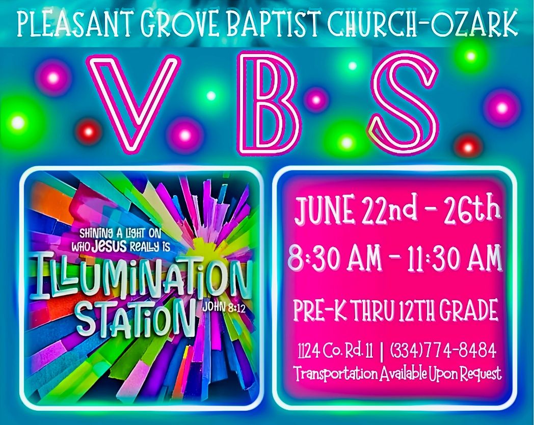 2026 Vacation Bible School promo